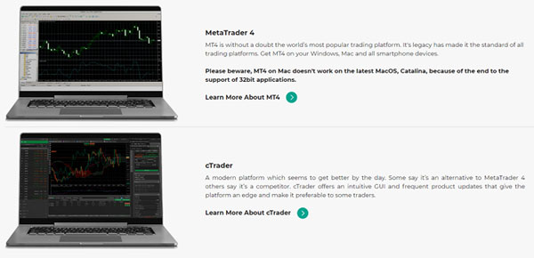 Axiory Trading Platforms