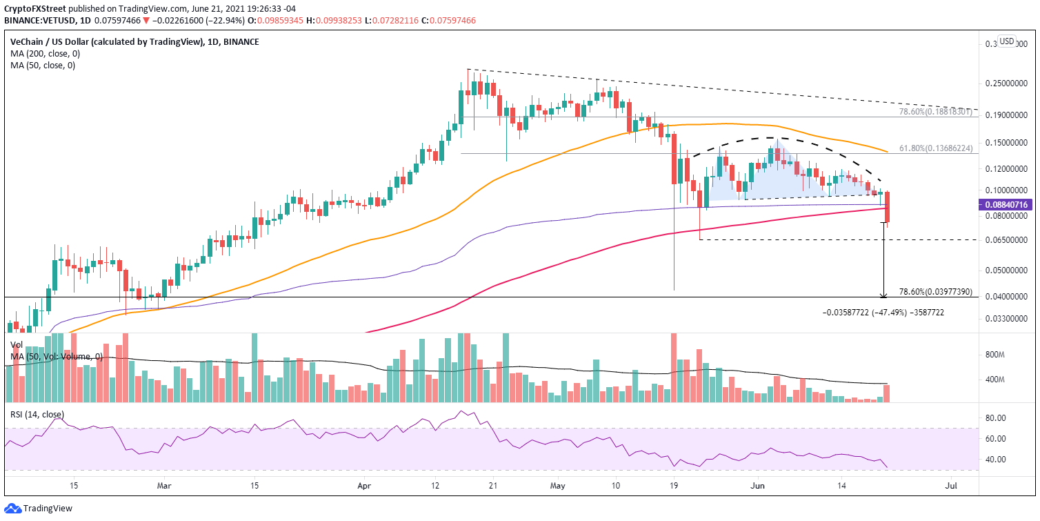 VET/USD daily chart