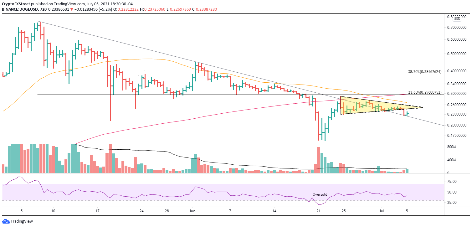 DOGE/USD 12-hour chart