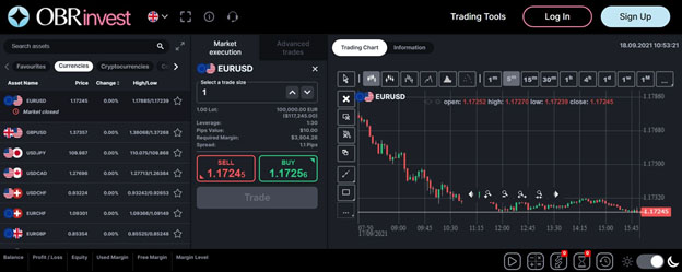 OBRinvest Web Based Proprietary Platform