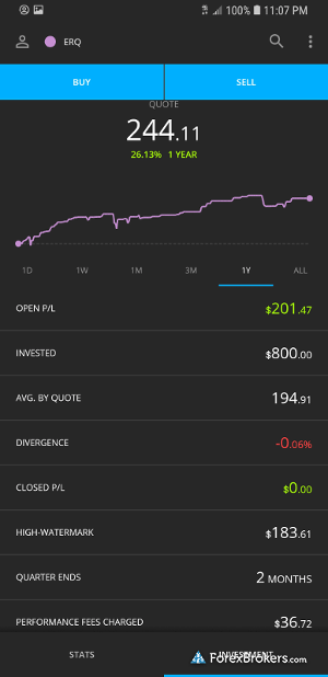 Darwinex mobile app performance