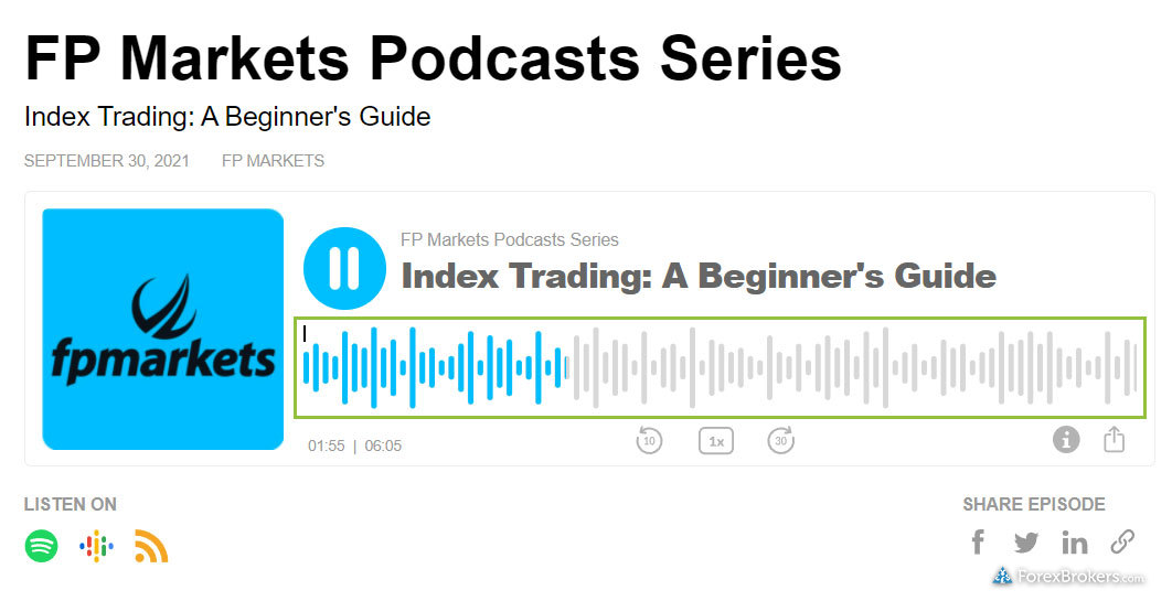 FP Markets podcast