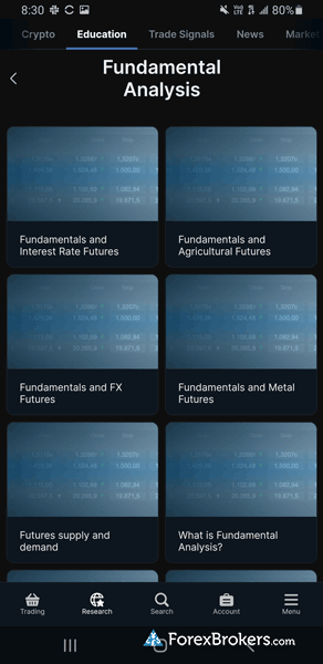 Saxo Bank SaxoTraderGO mobile trading app integrated education