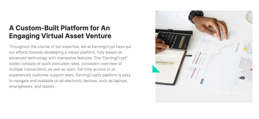 EarningCrypt Trading Software