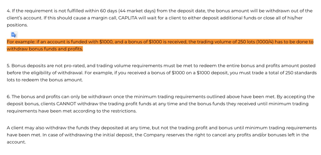 APM Capital Account Types